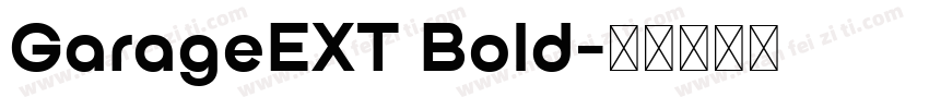 GarageEXT Bold字体转换